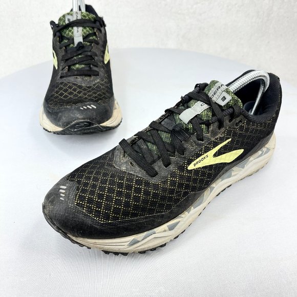 Brooks Shoes Brooks Men Caldera 3 Black Grey Trail Runner Athletic